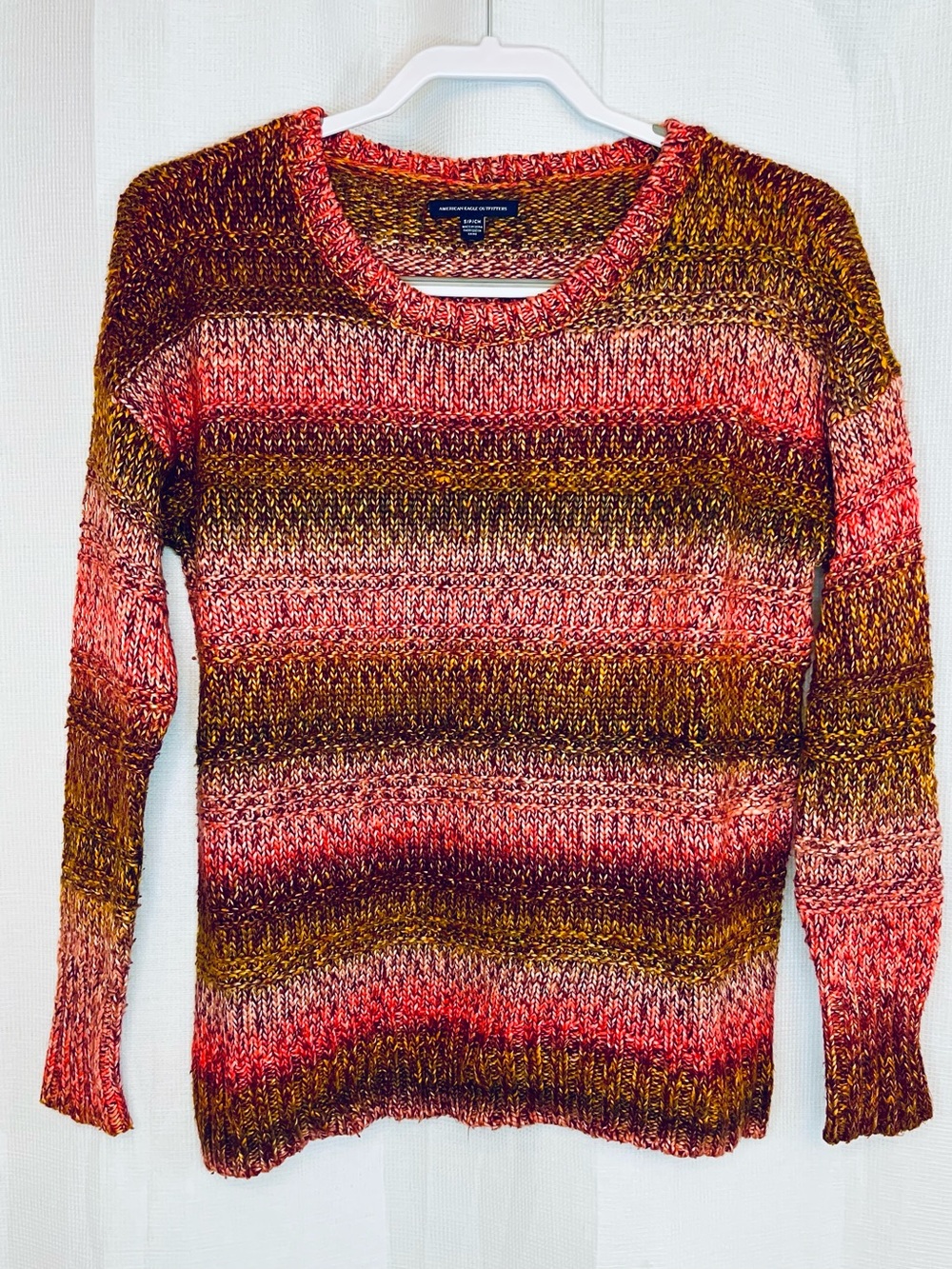 Striped Knit Crewneck Sweater - Multicolor (Women)